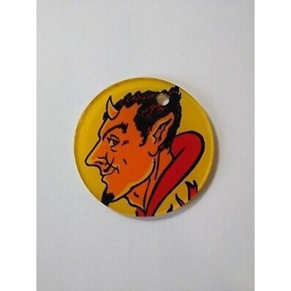 Junkyard Pinball Keychain Satan Devil Original NOS Promo Plastic Williams Game